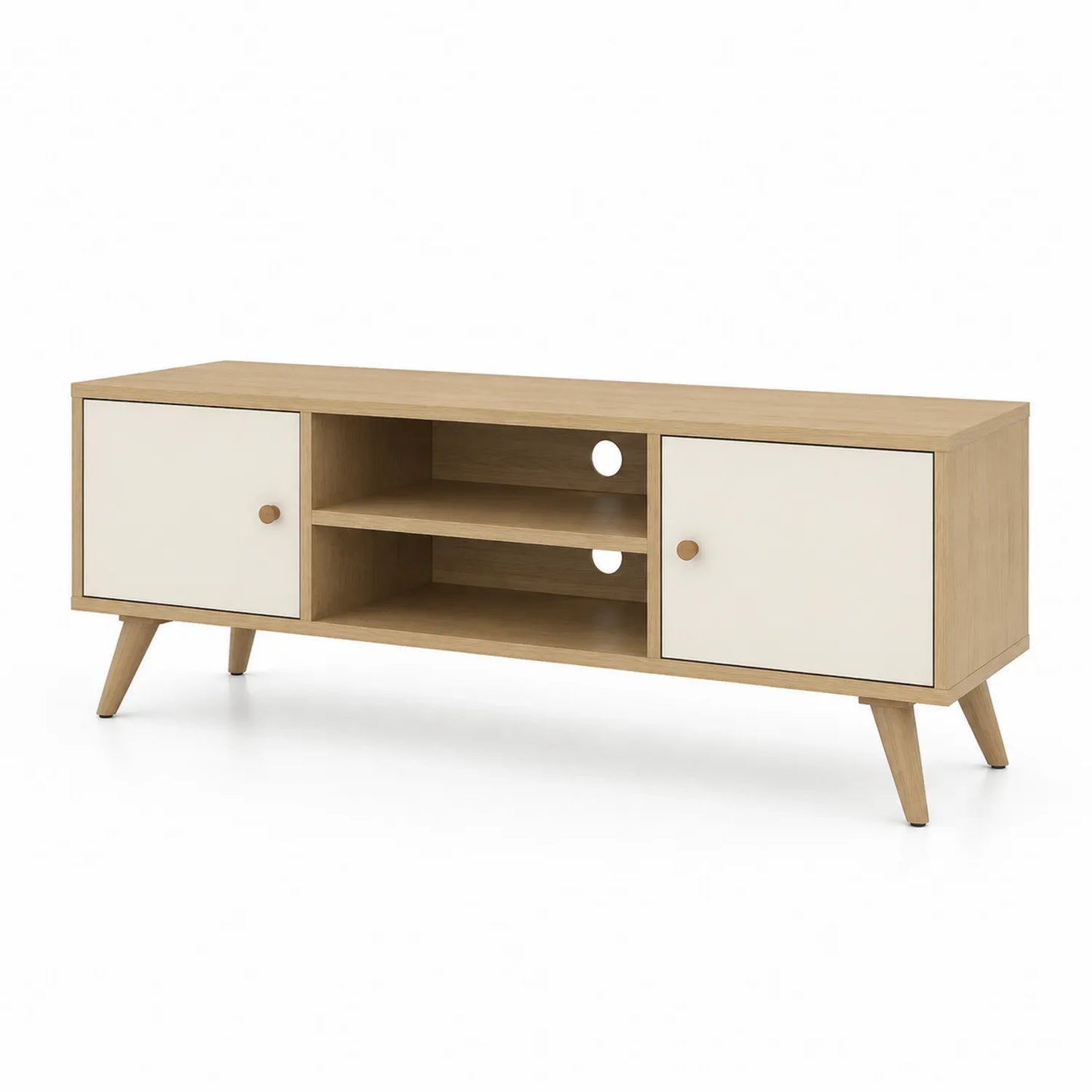 Mueble de TV de Madera Contrachapada y MDF 120x40x50 cm