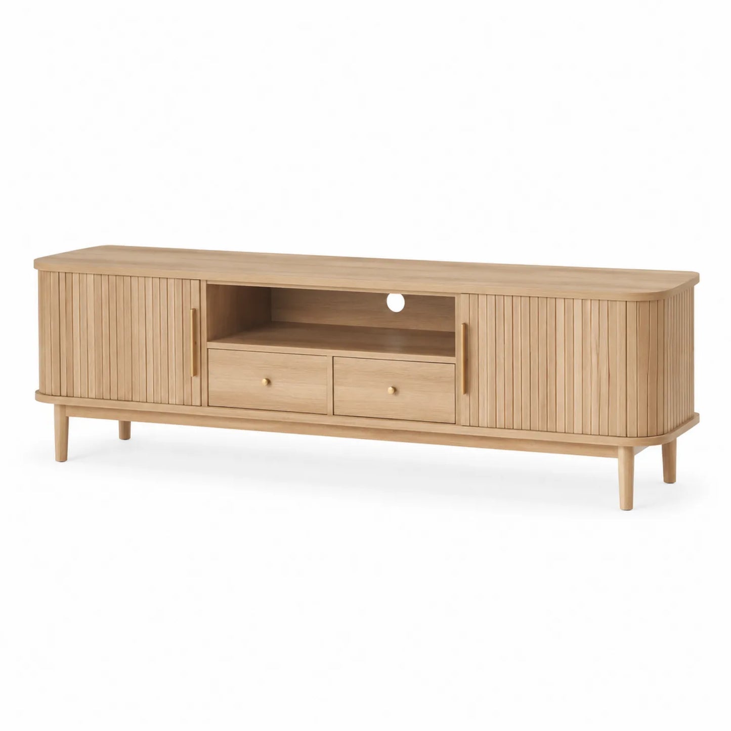 Mueble de TV de Madera de Roble 180 cm
