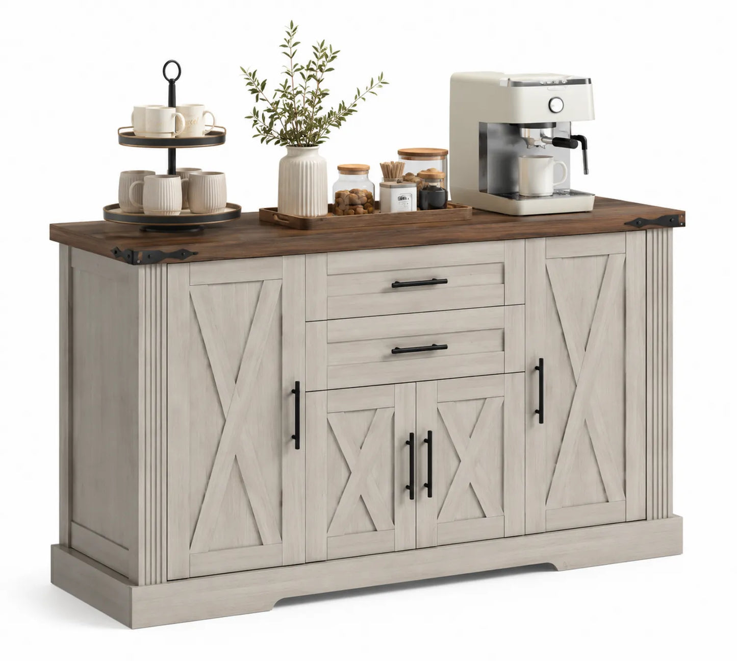 Aparador de Madera con Superficie Laminada 120x40x85 cm