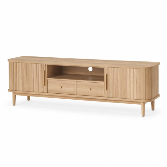 Mueble de TV de Madera de Roble 180 cm