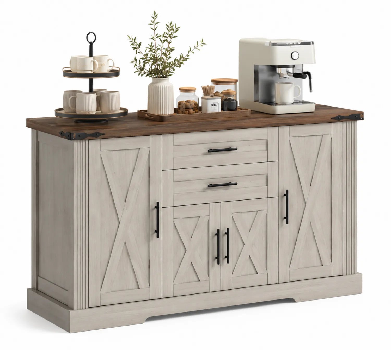 Aparador de Madera con Superficie Laminada 120x40x85 cm